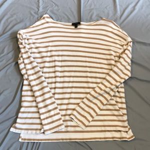 Striped J. Crew t shirt, size medium